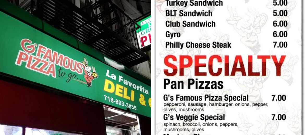G's Famous Pizza & La Favorita Deli