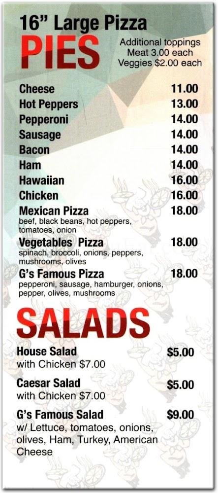 G's Famous Pizza & La Favorita Deli Pepperoni